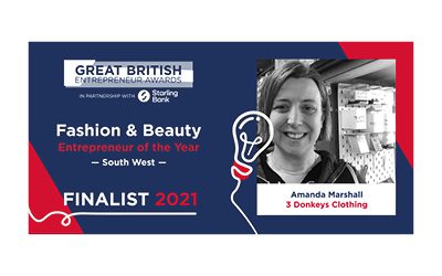 We were a finalist for Fashion & Beauty Entrepreneur of the year 2021 for our ladies overalls
